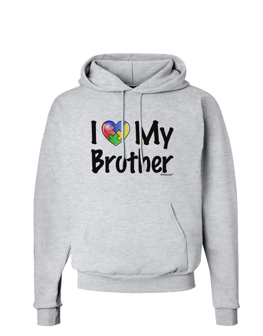 I Heart My Brother - Autism Awareness Hoodie Sweatshirt by TooLoud-Hoodie-TooLoud-White-Small-Davson Sales