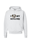 I Heart My Bulldog Hoodie Sweatshirt by TooLoud-Hoodie-TooLoud-White-Small-Davson Sales