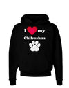 I Heart My Chihuahua Dark Hoodie Sweatshirt by TooLoud-Hoodie-TooLoud-Black-Small-Davson Sales