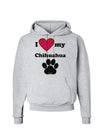 I Heart My Chihuahua Hoodie Sweatshirt by TooLoud-Hoodie-TooLoud-AshGray-Small-Davson Sales