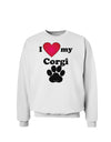 I Heart My Corgi Sweatshirt by TooLoud-Sweatshirts-TooLoud-White-Small-Davson Sales