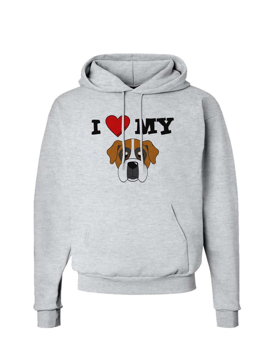 I Heart My - Cute Boxer Dog Hoodie Sweatshirt by TooLoud-Hoodie-TooLoud-White-Small-Davson Sales