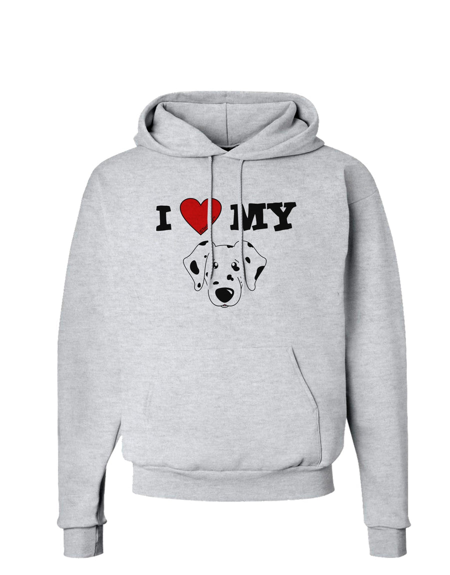 I Heart My - Cute Dalmatian Dog Hoodie Sweatshirt by TooLoud-Hoodie-TooLoud-White-Small-Davson Sales