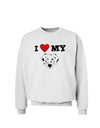 I Heart My - Cute Dalmatian Dog Sweatshirt by TooLoud-Sweatshirts-TooLoud-White-Small-Davson Sales