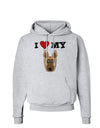 I Heart My - Cute German Shepherd Dog Hoodie Sweatshirt by TooLoud-Hoodie-TooLoud-AshGray-Small-Davson Sales