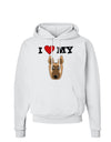 I Heart My - Cute German Shepherd Dog Hoodie Sweatshirt by TooLoud-Hoodie-TooLoud-White-Small-Davson Sales