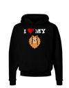 I Heart My - Cute Pomeranian Dog Dark Hoodie Sweatshirt by TooLoud-Hoodie-TooLoud-Black-Small-Davson Sales