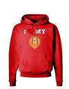 I Heart My - Cute Pomeranian Dog Dark Hoodie Sweatshirt by TooLoud-Hoodie-TooLoud-Red-Small-Davson Sales