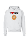 I Heart My - Cute Pomeranian Dog Hoodie Sweatshirt by TooLoud-Hoodie-TooLoud-White-Small-Davson Sales