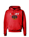 I Heart My - Cute Rottweiler Dog Dark Hoodie Sweatshirt by TooLoud-Hoodie-TooLoud-Red-Small-Davson Sales