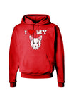 I Heart My - Cute Westie Dog Dark Hoodie Sweatshirt by TooLoud-Hoodie-TooLoud-Red-Small-Davson Sales