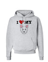 I Heart My - Cute Westie Dog Hoodie Sweatshirt by TooLoud-Hoodie-TooLoud-AshGray-Small-Davson Sales