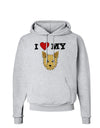 I Heart My - Cute Yorkshire Terrier Yorkie Dog Hoodie Sweatshirt by TooLoud-Hoodie-TooLoud-AshGray-Small-Davson Sales