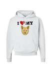 I Heart My - Cute Yorkshire Terrier Yorkie Dog Hoodie Sweatshirt by TooLoud-Hoodie-TooLoud-White-Small-Davson Sales