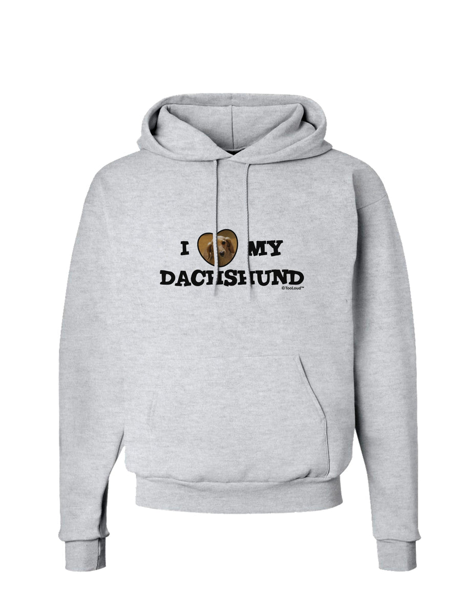 I Heart My Dachshund Hoodie Sweatshirt by TooLoud-Hoodie-TooLoud-White-Small-Davson Sales