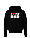 I Heart My Dad Dark Hoodie Sweatshirt by TooLoud-Hoodie-TooLoud-Black-Small-Davson Sales