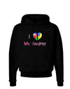 I Heart My Daughter - Autism Awareness Dark Hoodie Sweatshirt by TooLoud-Hoodie-TooLoud-Black-Small-Davson Sales