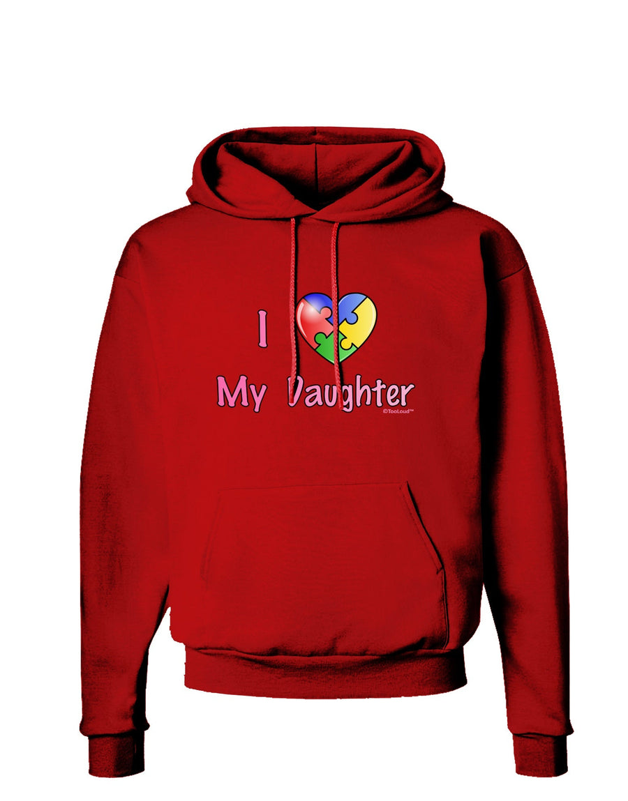 I Heart My Daughter - Autism Awareness Dark Hoodie Sweatshirt by TooLoud-Hoodie-TooLoud-Black-Small-Davson Sales