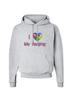 I Heart My Daughter - Autism Awareness Hoodie Sweatshirt by TooLoud-Hoodie-TooLoud-AshGray-Small-Davson Sales