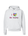 I Heart My Daughter - Autism Awareness Hoodie Sweatshirt by TooLoud-Hoodie-TooLoud-White-Small-Davson Sales