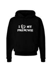 I Heart My Frenchie Dark Hoodie Sweatshirt by TooLoud-Hoodie-TooLoud-Black-Small-Davson Sales