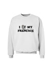 I Heart My Frenchie Sweatshirt by TooLoud-Sweatshirts-TooLoud-White-Small-Davson Sales