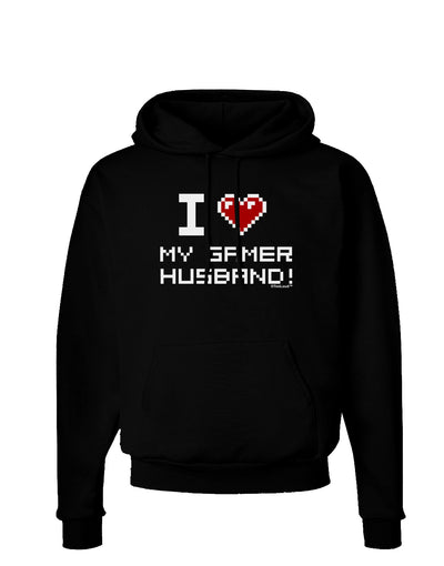 I Heart My Gamer Husband Dark Hoodie Sweatshirt-Hoodie-TooLoud-Black-Small-Davson Sales