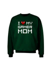 I Heart My Gamer Mom Adult Dark Sweatshirt by TooLoud-Sweatshirts-TooLoud-Deep-Forest-Green-Small-Davson Sales