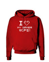 I Heart My Gamer Wife Dark Hoodie Sweatshirt-Hoodie-TooLoud-Red-Small-Davson Sales