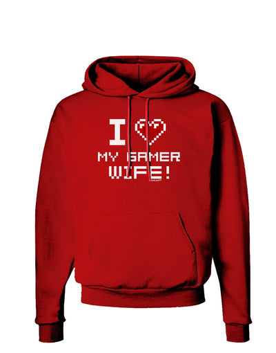 I Heart My Gamer Wife Dark Hoodie Sweatshirt-Hoodie-TooLoud-Red-Small-Davson Sales