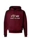 I Heart My German Shepherd Dark Hoodie Sweatshirt-Hoodie-TooLoud-Maroon-Small-Davson Sales