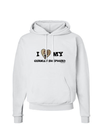 I Heart My German Shepherd Hoodie Sweatshirt-Hoodie-TooLoud-White-Small-Davson Sales