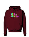 I Heart My Girlfriend - Rainbow Dark Hoodie Sweatshirt-Hoodie-TooLoud-Maroon-Small-Davson Sales