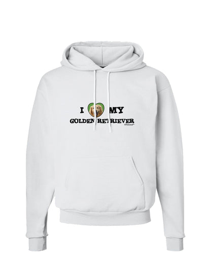 I Heart My Golden Retriever Hoodie Sweatshirt-Hoodie-TooLoud-White-Small-Davson Sales