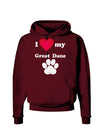 I Heart My Great Dane Dark Hoodie Sweatshirt by TooLoud-Hoodie-TooLoud-Maroon-Small-Davson Sales