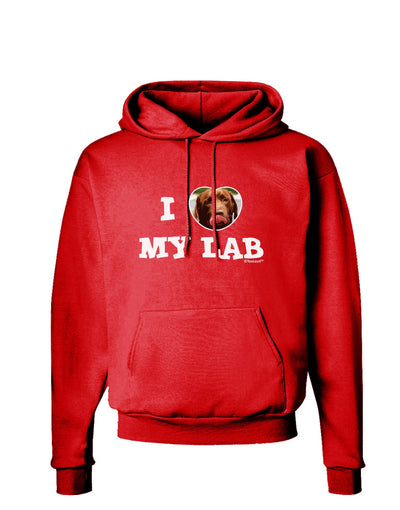 I Heart My Lab Dark Hoodie Sweatshirt-Hoodie-TooLoud-Red-Small-Davson Sales