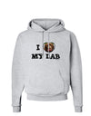 I Heart My Lab Hoodie Sweatshirt-Hoodie-TooLoud-AshGray-Small-Davson Sales