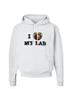 I Heart My Lab Hoodie Sweatshirt-Hoodie-TooLoud-White-Small-Davson Sales