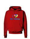 I Heart My Nephew - Autism Awareness Dark Hoodie Sweatshirt by TooLoud-Hoodie-TooLoud-Red-Small-Davson Sales