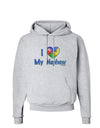 I Heart My Nephew - Autism Awareness Hoodie Sweatshirt by TooLoud-Hoodie-TooLoud-AshGray-Small-Davson Sales