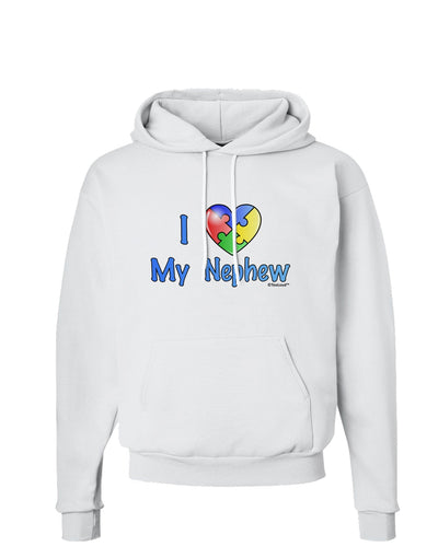 I Heart My Nephew - Autism Awareness Hoodie Sweatshirt by TooLoud-Hoodie-TooLoud-White-Small-Davson Sales