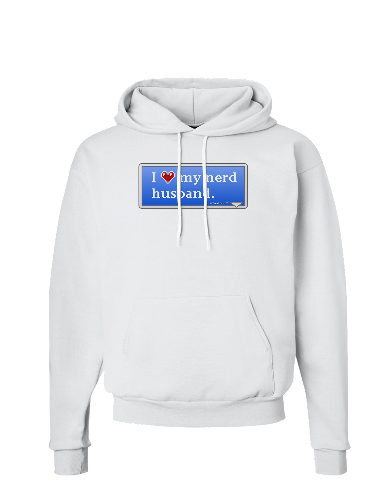 I Heart My Nerd Husband - Retro Hoodie Sweatshirt by TooLoud-Hoodie-TooLoud-White-Small-Davson Sales