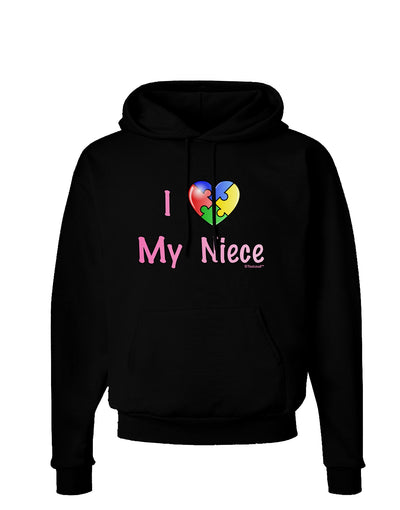 I Heart My Niece - Autism Awareness Dark Hoodie Sweatshirt by TooLoud-Hoodie-TooLoud-Black-Small-Davson Sales