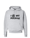 I Heart My Poodle Hoodie Sweatshirt by TooLoud-Hoodie-TooLoud-AshGray-Small-Davson Sales