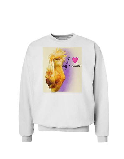 I Heart My Rooster Sweatshirt-Wall Clock-TooLoud-White-Small-Davson Sales