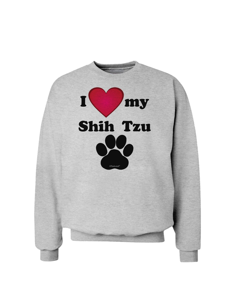 I Heart My Shih Tzu Sweatshirt by TooLoud-Sweatshirts-TooLoud-White-Small-Davson Sales