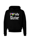 I Heart My Sister - Autism Awareness Dark Hoodie Sweatshirt by TooLoud-Hoodie-TooLoud-Black-Small-Davson Sales