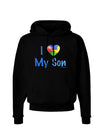 I Heart My Son - Autism Awareness Dark Hoodie Sweatshirt by TooLoud-Hoodie-TooLoud-Black-Small-Davson Sales