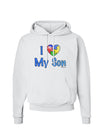 I Heart My Son - Autism Awareness Hoodie Sweatshirt by TooLoud-Hoodie-TooLoud-White-Small-Davson Sales