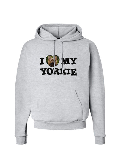 I Heart My Yorkie Hoodie Sweatshirt by TooLoud-Hoodie-TooLoud-AshGray-Small-Davson Sales